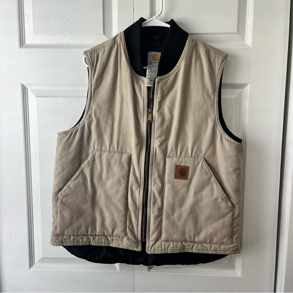 Carhartt Insulated Tan Best Vintage 14806 Pockets Size Large